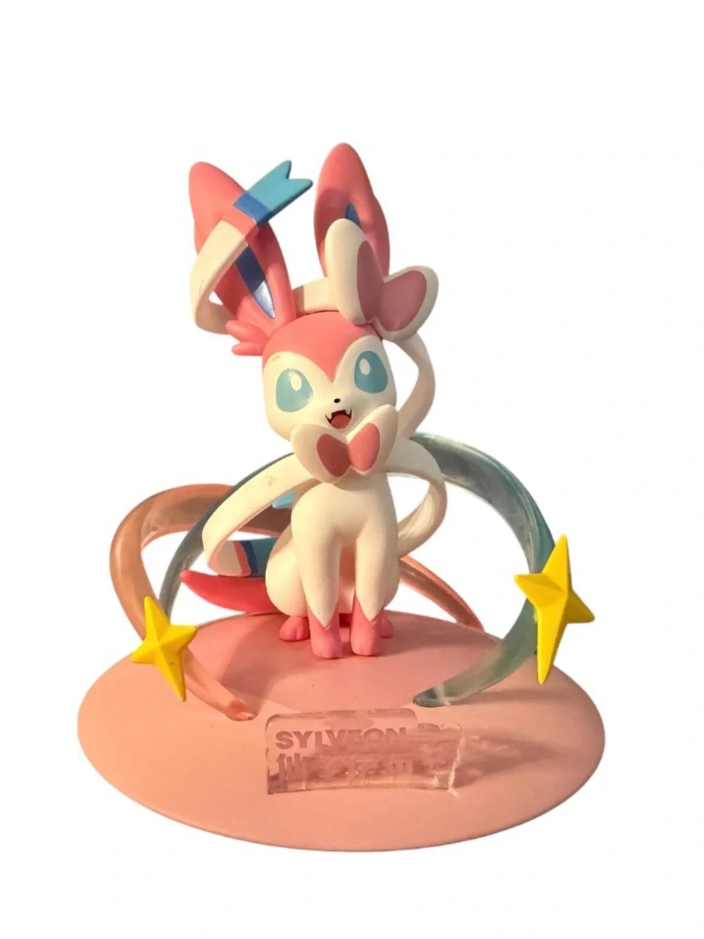 FUNISM Genuine Pokemon Sylveon Anime Action Figure 4”x3.5” Statue Figurine